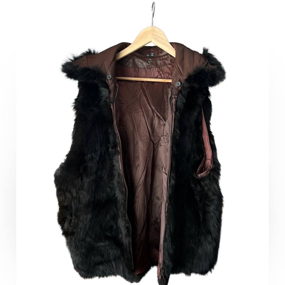 Genuine Fur & Leather Vest Mobwife Luxury - Picture 2 of 7